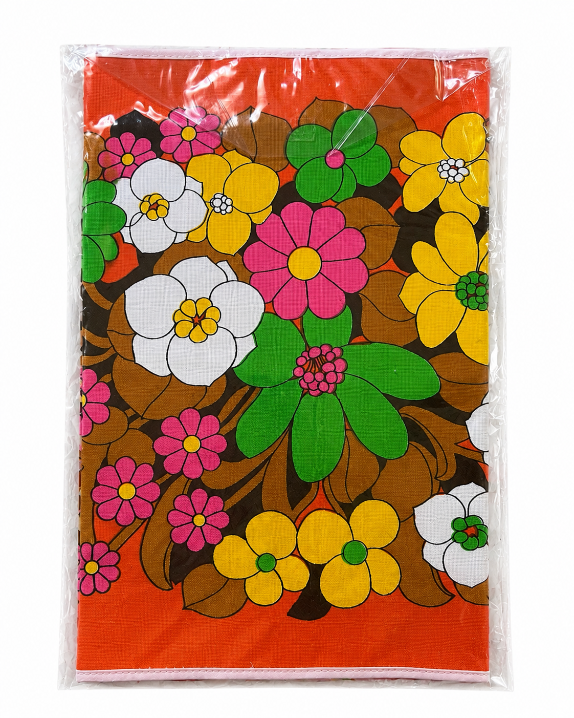 Vintage Anilbas Placemat & Napkin Set Sealed NOS  1970s Floral Design