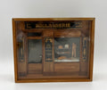 Antique Diorama Shadow Box French Boulangerie Miniature