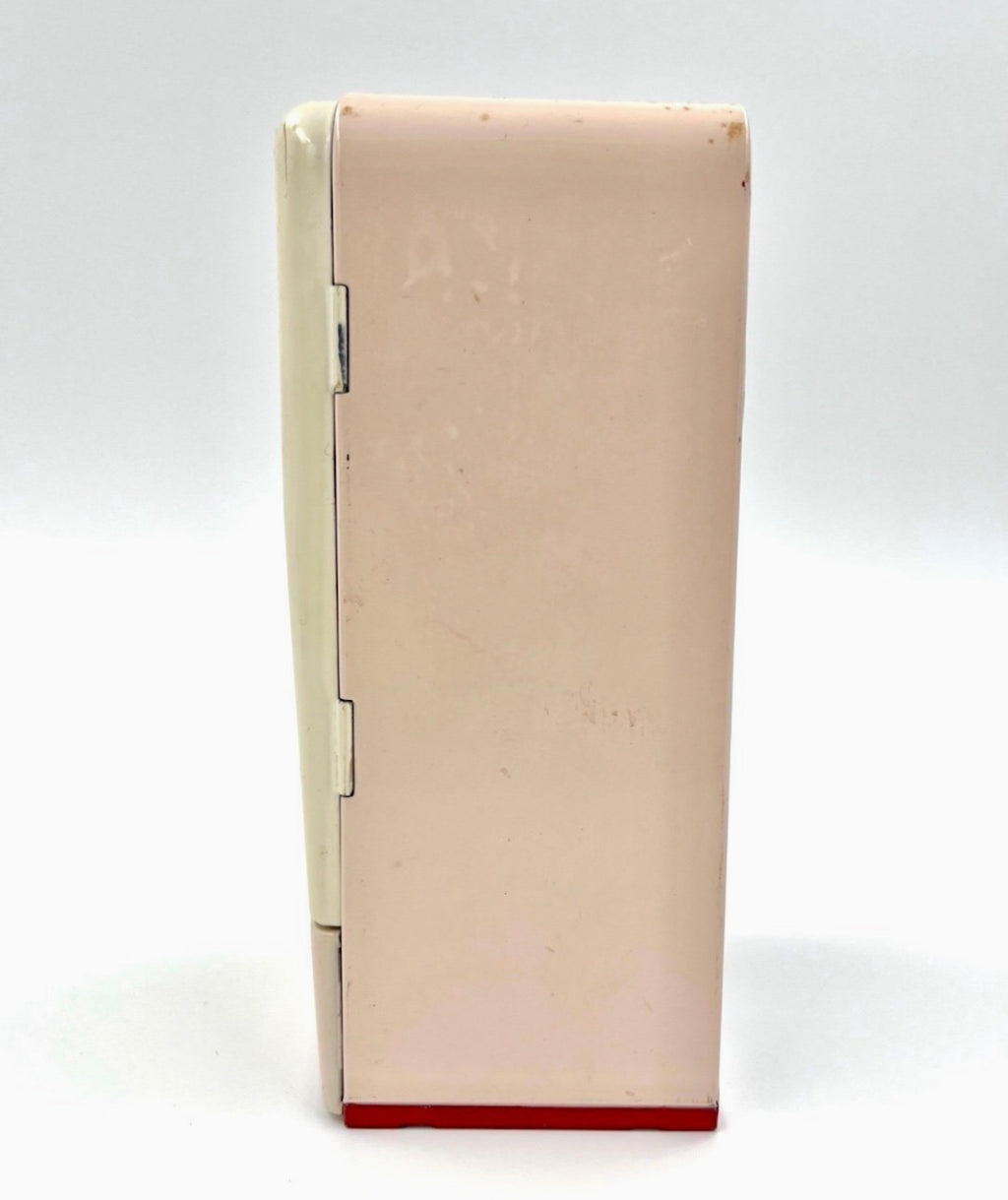 Vintage Toy Refrigerator by Lady – Tin Toy Fridge Bologna Italy 1950s