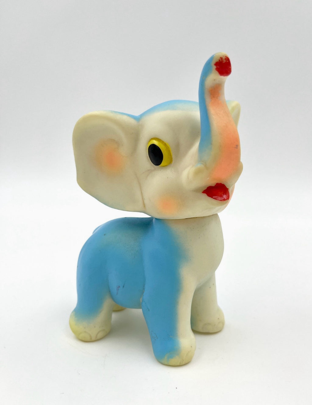 Vintage Elephant Rubber Toy Made in Japan Retro