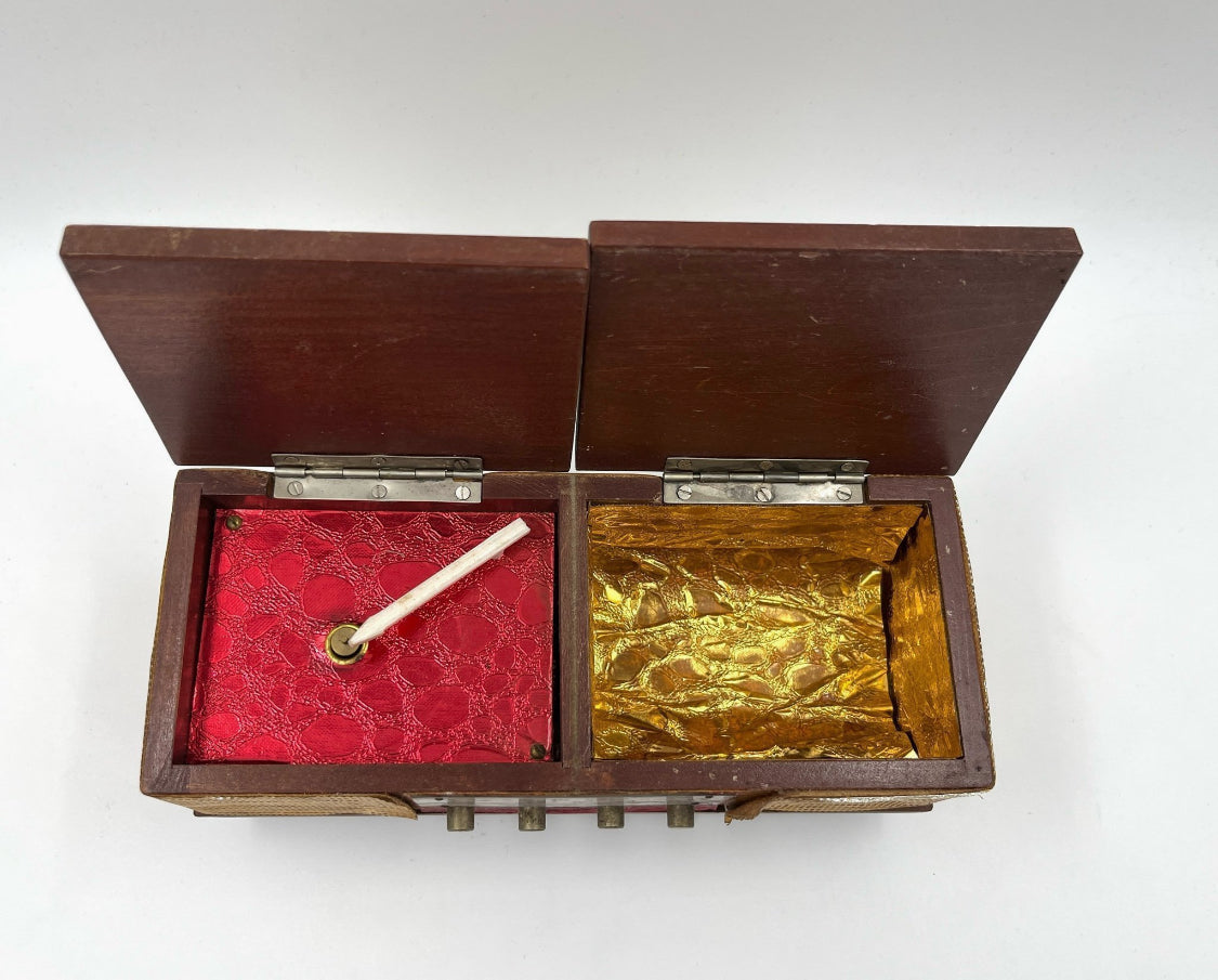 Vintage Music Box Jewelry Box Retro Radio Style 1950s