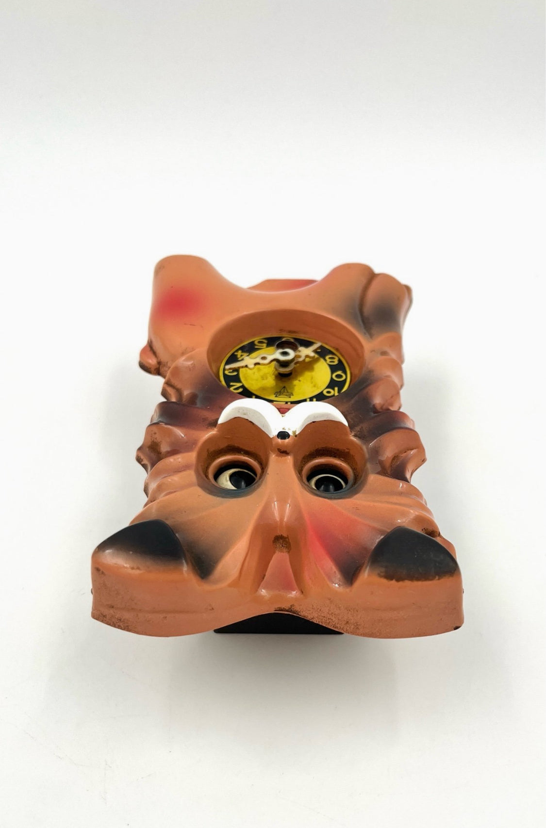 Vintage Mi-Ken cat clock with moving eyes Japan retro wall clock 1950s – 1960s
