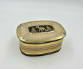 Vintage Art Deco Deer Tin Box – Retro Metal Storage