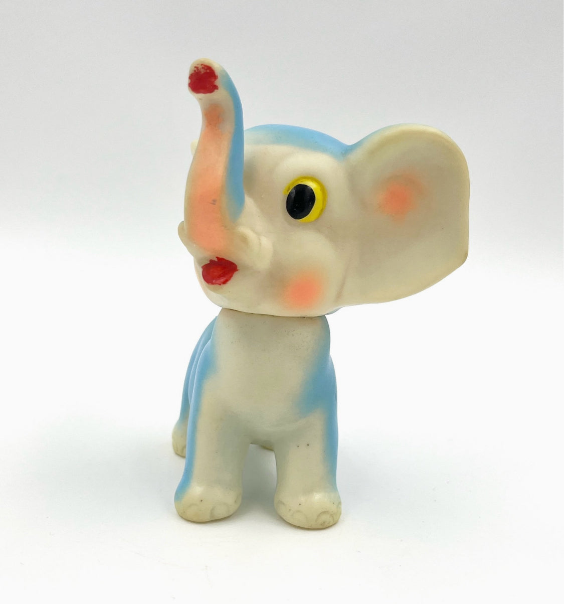 Vintage Elephant Rubber Toy Made in Japan Retro