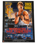 Large Movie Poster – Massacre à San Francisco – Chuck Norris 1974 120x160 cm