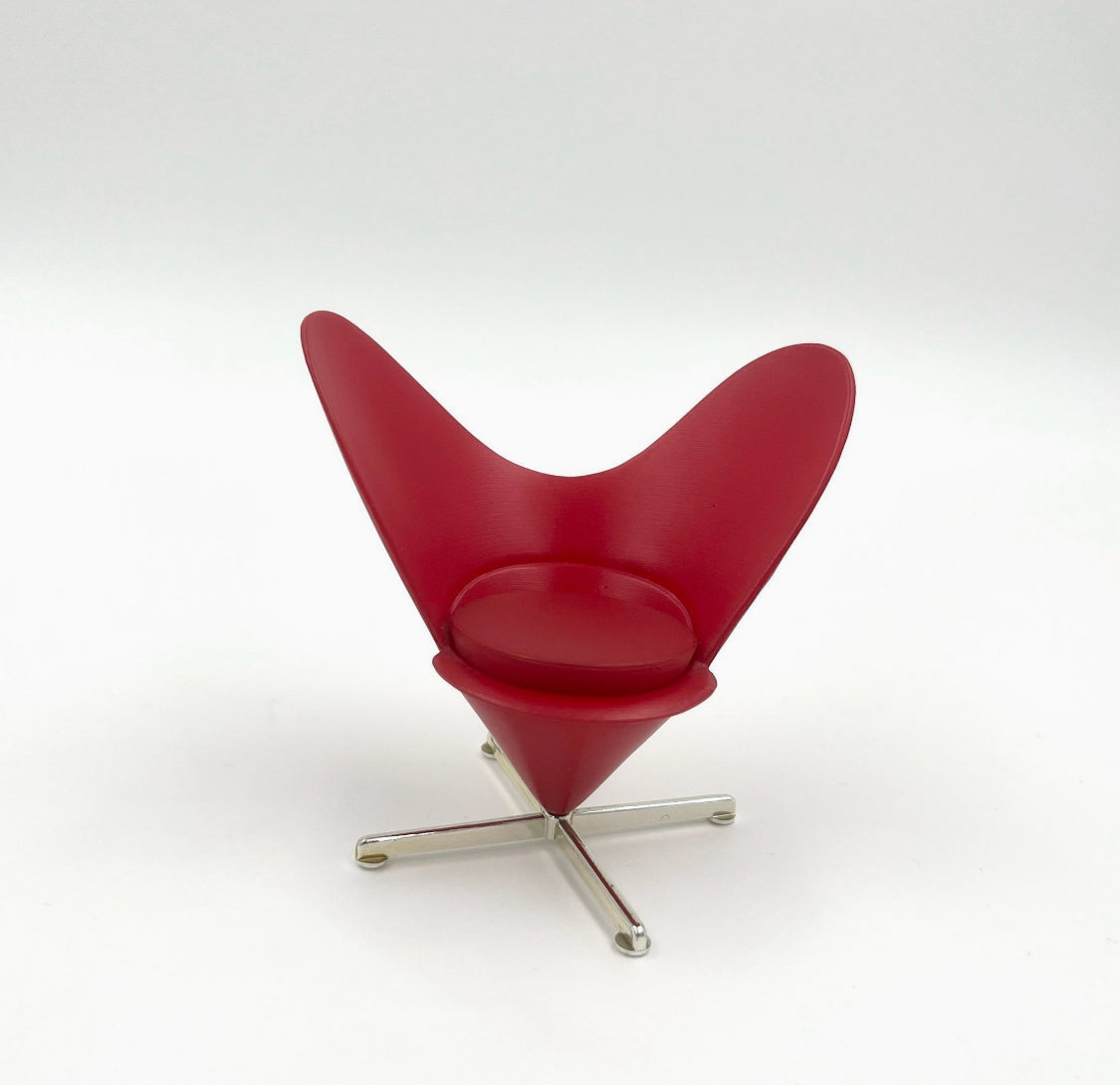 Miniatures Collection Cone Chair miniatyr stol Verner Panton 1958