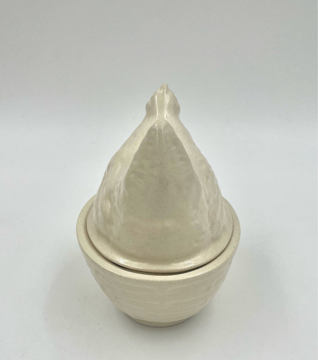 Ceramic Easter Hen Candy Dish / Egg Hen – 1960s–1970s