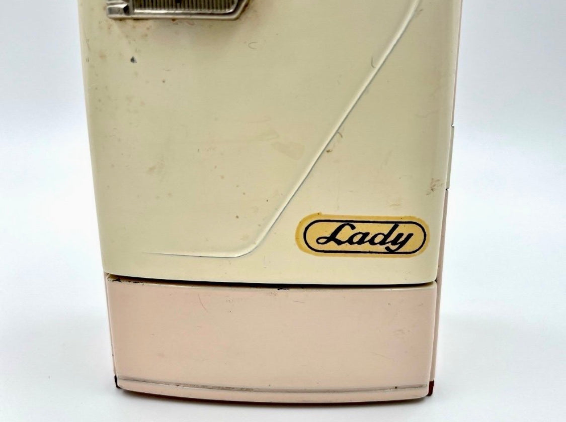 Vintage Toy Refrigerator by Lady – Tin Toy Fridge Bologna Italy 1950s