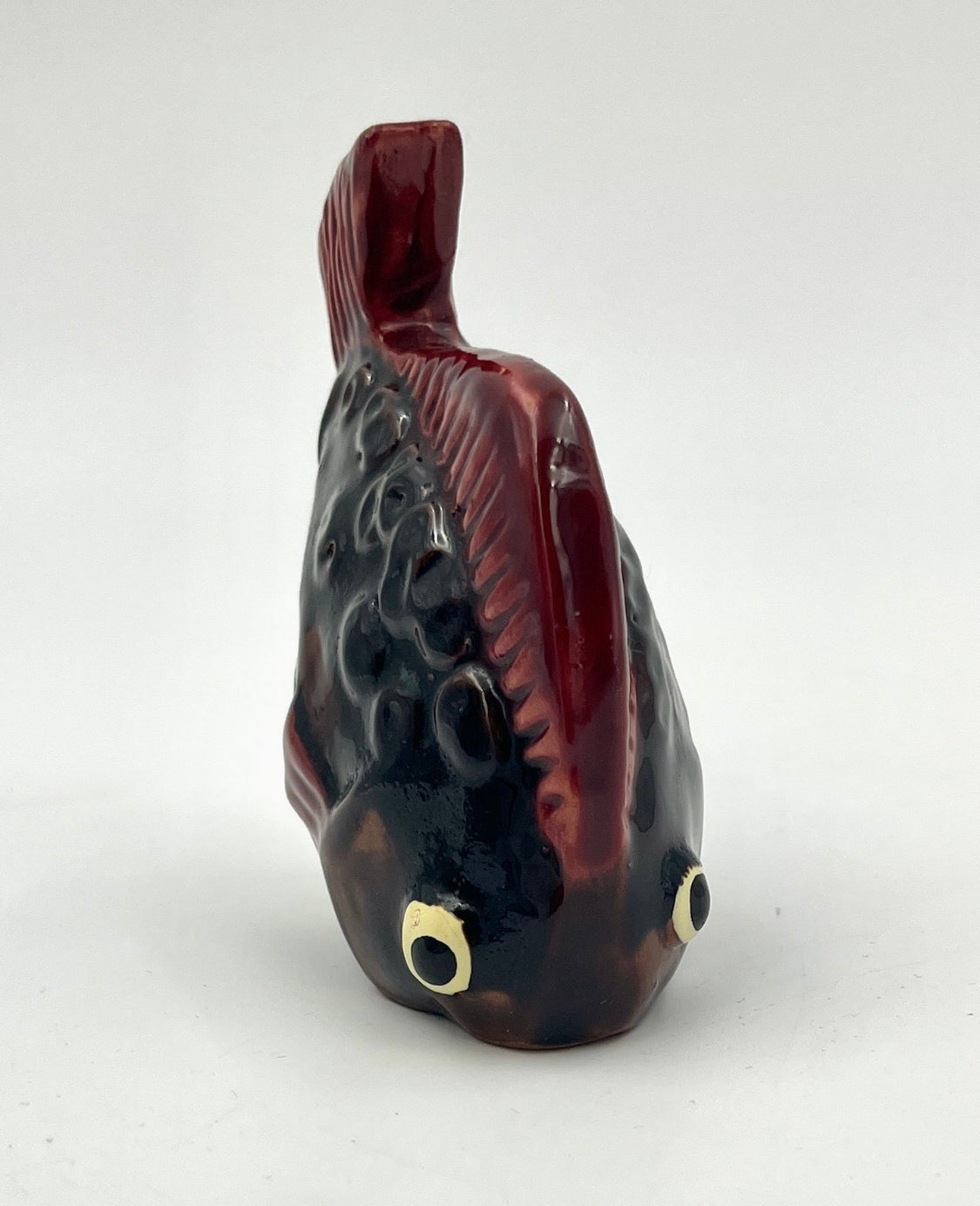 Vintage ceramic fish figurine stoneware retro décor 1960s–70s