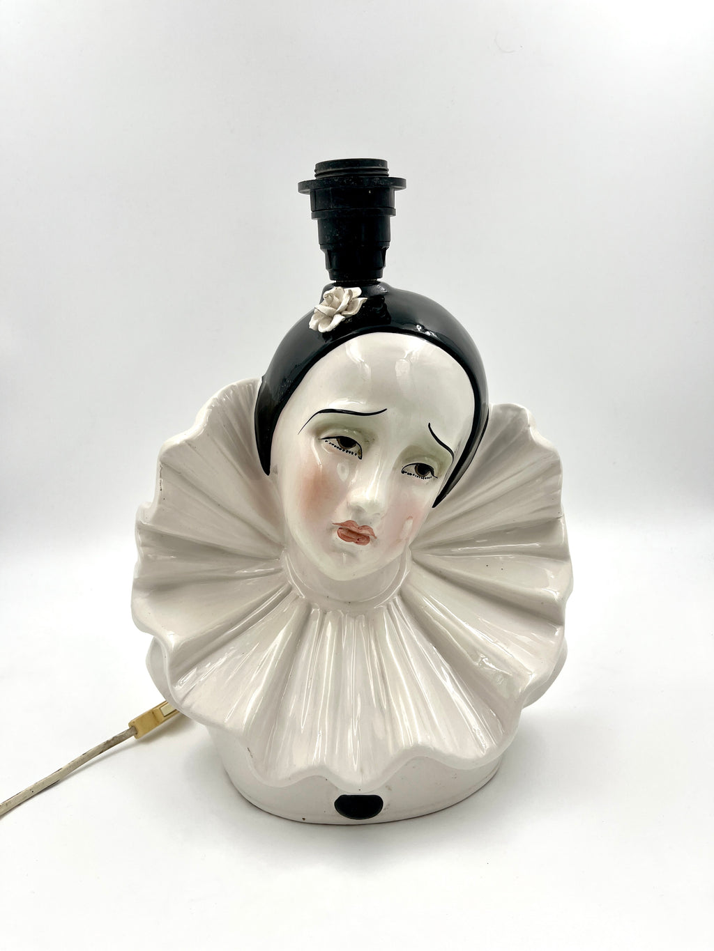 Vintage Big Pierrot Table lamp Harlequin
