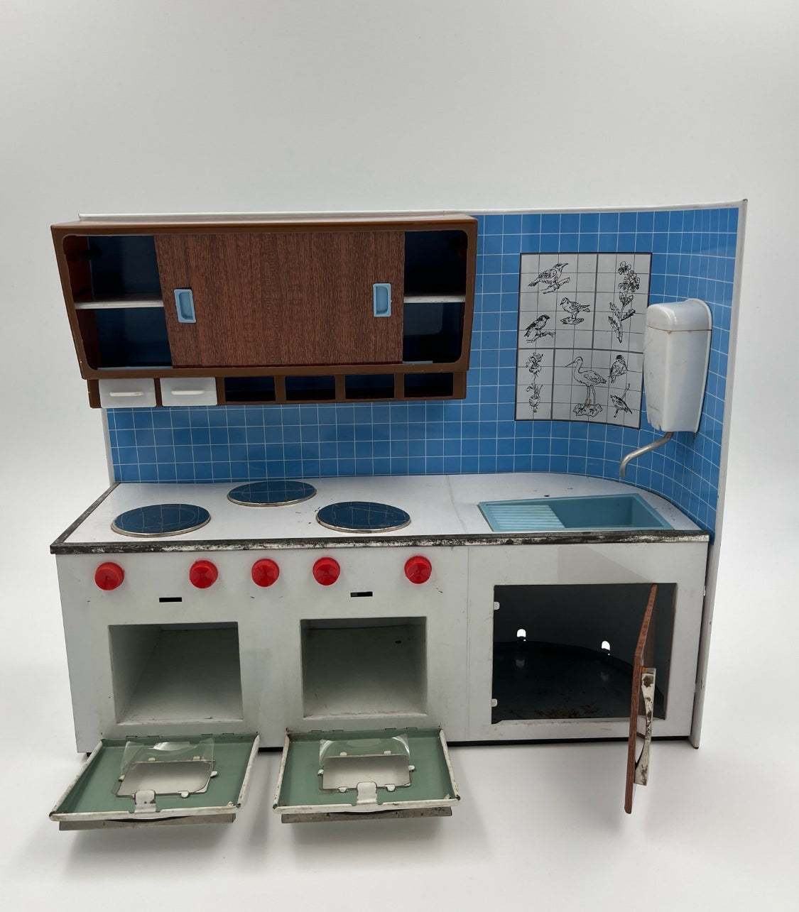 Vintage Barbie kitchen toy kitchen tin kitchen 1950s