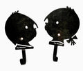 Vintage Pop Art Wall Hooks – Jip en Janneke / Fiep Westendorp Style – 1970s