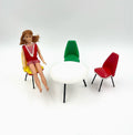 Vintage doll furniture table and chairs 1950s