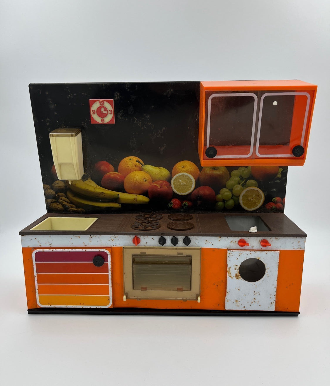 Vintage Barbie kitchen toy kitchen tin kitchen 1970s