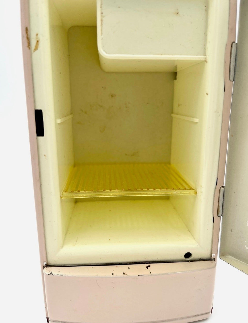 Vintage Toy Refrigerator by Lady – Tin Toy Fridge Bologna Italy 1950s