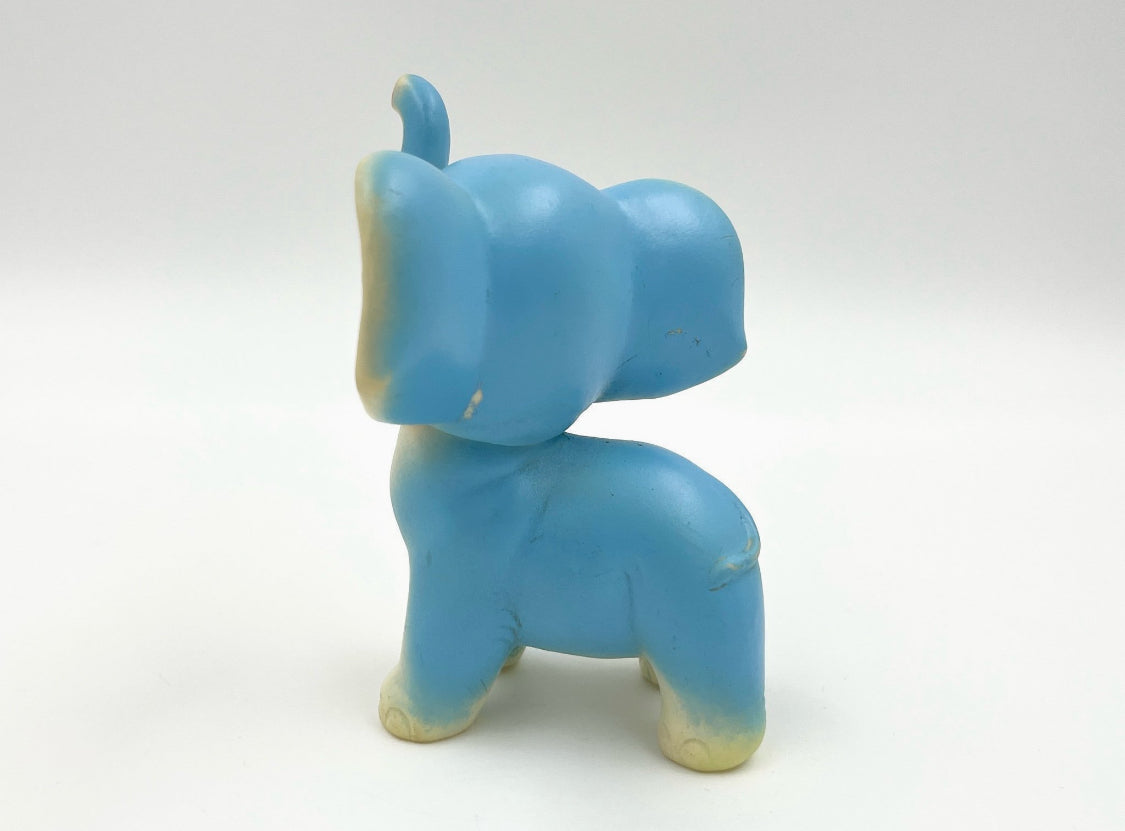 Vintage Elephant Rubber Toy Made in Japan Retro