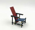 Miniatures Collection Red and Blue Chair Miniature Gerrit Rietveld 1917