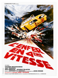 Vintage French Movie Poster – L’Enfer en 4ème Vitesse / Car Crash (1981)