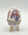 Porcelain Egg Trinket Box Fabergé Style
