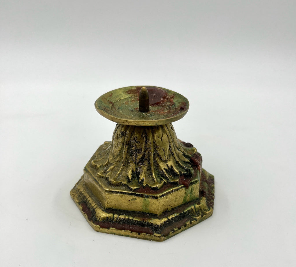 Antique Vintage Metal Candlestick Holder