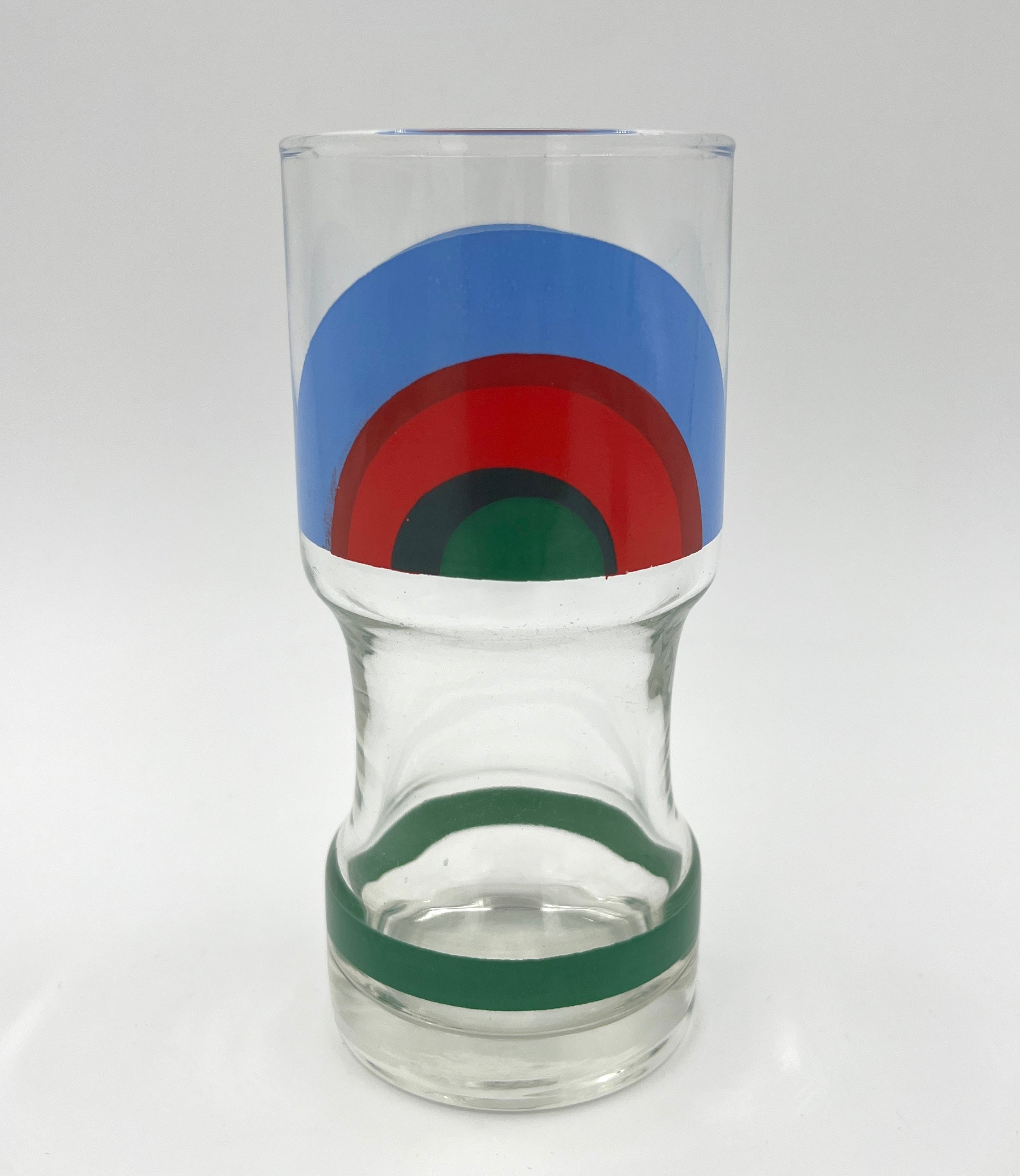 Vintage Italian Rainbow Glasses Retro Pop Art 1970s Made in Italy