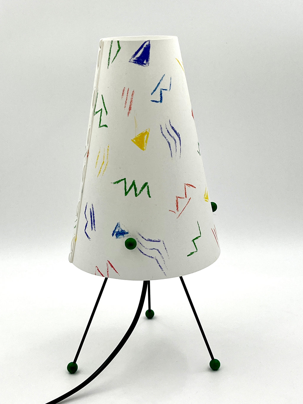 Vintage Memphis Style Table Lamp – Postmodern Retro Design 1980s 1990s