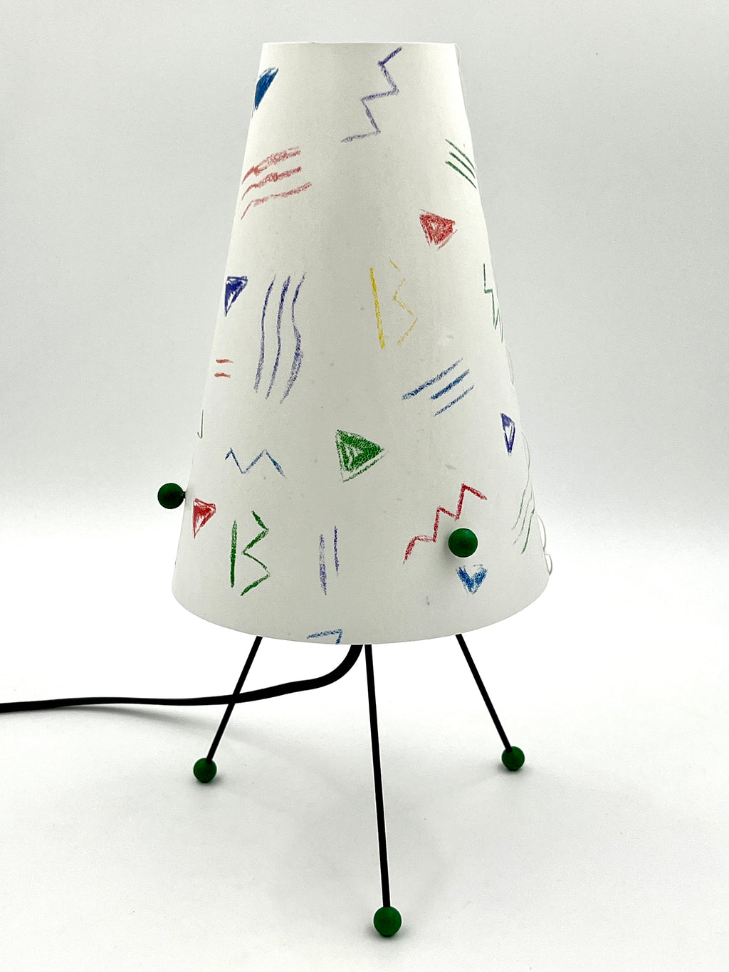 Vintage Memphis Style Table Lamp – Postmodern Retro Design 1980s 1990s