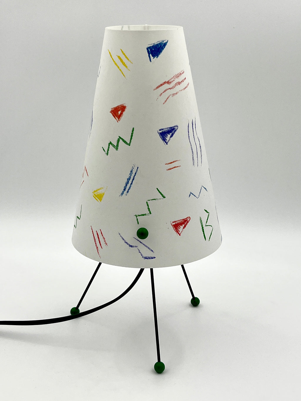 Vintage Memphis Style Table Lamp – Postmodern Retro Design 1980s 1990s